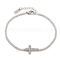 304 Edelstahl-Cup-Ketten-Armbänder für Damen&nbsp;BJEW-D364-01A-P