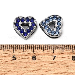 Alliage avec breloques coulissantes en strass&nbsp;RB-NH0002-06P