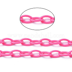 Handgefertigte undurchsichtige Acrylkabelketten&nbsp;KY-N014-001H
