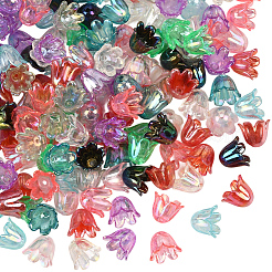 500 Stück 10 Farben Acrylperlenkappen&nbsp;OACR-SC0002-32