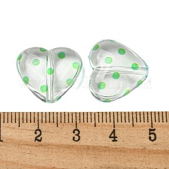 Transparent bedruckten Acryl-Perlen&nbsp;OACR-H124-03D