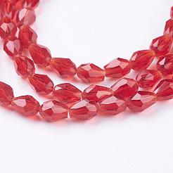 Chapelets de perles en verre&nbsp;GLAA-R024-6x4mm-14