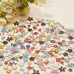 Colgantes de esmalte de aleación 180pcs 6 estilos&nbsp;ENAM-ME0001-70