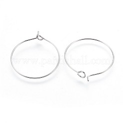 Boucles d'oreilles créoles en acier inoxydable chirurgical 316&nbsp;STAS-P221-01A-P