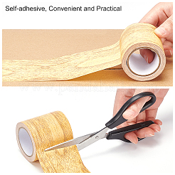 Klebeband aus Vliesstoffen mit Holzmaserung&nbsp;DIY-GF0005-15C