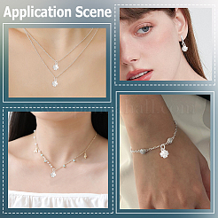 5 pz 925 ciondoli in argento sterling&nbsp;STER-BBC0009-44D