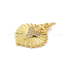 Laiton plaqué rack avec pendentif en zircone cubique&nbsp;KK-Q795-21G