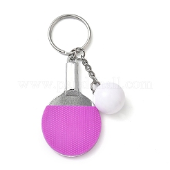 Tischtennis-Schlüsselanhänger aus Kunststoff&nbsp;KEYC-H020-01