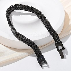 Bracciali a catena in acciaio inossidabile 304 per donna e uomo&nbsp;STAS-N117-02EB