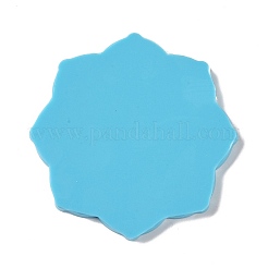 Diy Mandala Blumenform Untersetzer Silikonformen in Lebensmittelqualität&nbsp;DIY-G083-06B