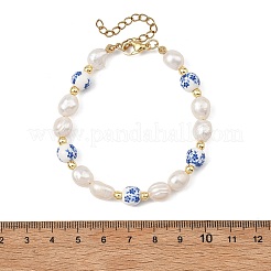 Armbänder aus natürlichen Süßwasserzuchtperlen&nbsp;BJEW-JB13965