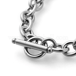 Anlaufgeschützte Ankerkettenarmbänder aus Edelstahl 304&nbsp;BJEW-G618-04P-B