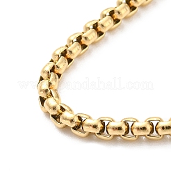 Collier chaîne en acier inoxydable 304 pour hommes et femmes&nbsp;NJEW-A008-05G