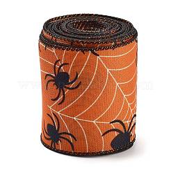 Ruban câblé en polyester imprimé Halloween de 5 mètre&nbsp;OCOR-K009-02C