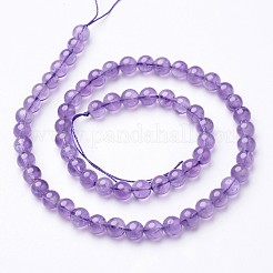 Natürlicher Amethyst Perlen Strang&nbsp;X-GSR6mmC062