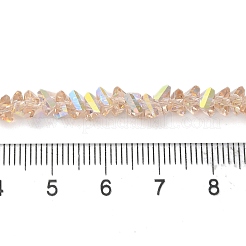Chapelets de perles en verre transparente  &nbsp;EGLA-P061-04B-AB02