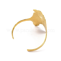Offene Manschettenarmreifen aus 304 Edelstahl&nbsp;BJEW-K264-01G-02