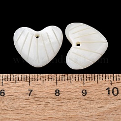 Pendenti intagliati in conchiglia d'acqua dolce naturale&nbsp;SHEL-K006-70D