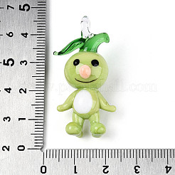 Pendentifs en forme de radis de dessin animé&nbsp;LAMP-T025-10B