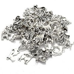 Pendenti per cuccioli in lega stile tibetano&nbsp;TIBEP-MSMC021-17AS