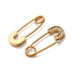 Spilla di sicurezza con strass in acciaio inossidabile 304&nbsp;SA-CBAE39F-03G-A
