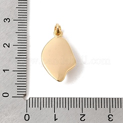 Natürlichen Tigerauge Anhänger&nbsp;KK-Z149-23G