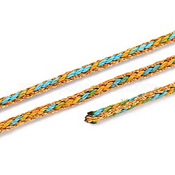 Cordón trenzado metálico de nailon&nbsp;OCOR-N009-01B