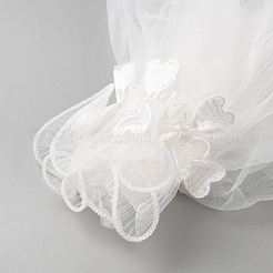Polyester-Brautspitzen-Ärmel für Damen&nbsp;AJEW-WH20007-90