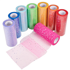 Rubans de maille déco à paillettes scintillantes&nbsp;OCOR-BC0008-28
