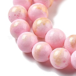 Abalorios de jade natural de mashan hebras&nbsp;G-A255-A01-01B