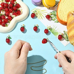30 pendentif en acrylique lampwork&nbsp;PALLOY-CJ00160