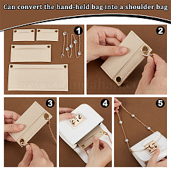 4 inserto organizador de monedero de fieltro rectangular&nbsp;FIND-DR0001-97B