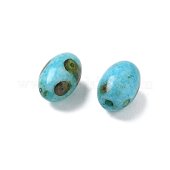 60 pièce de 10 g de perles de rocaille en verre Picasso avec peinture à cuisson&nbsp;GLAA-V001-06B