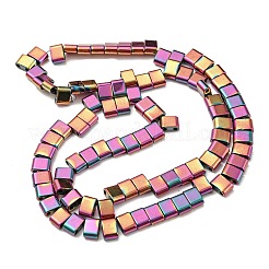 Chapelets de perles en hématite synthétique électrolytique sans magnétiques&nbsp;G-C106-B02-01B