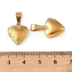 Skulptierte Medaillon-Anhänger aus Edelstahl 316&nbsp;LS-STAS-K192-15G