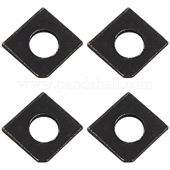 10 rondella quadrata smussata in acciaio inossidabile 304&nbsp;FIND-GF0009-49B