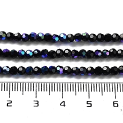 Chapelets de perles en verre opaques&nbsp;EGLA-A035-P3mm-L18