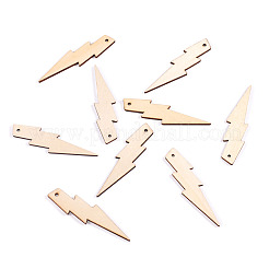 Grand pendentif en bois non teint&nbsp;X-YS-TAC0005-03