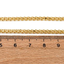Colliers à double chaîne en laiton de 3 mm&nbsp;NJEW-C094-02G