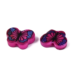 Cuentas de concha de agua dulce naturales impresas&nbsp;SHEL-Q029-11C