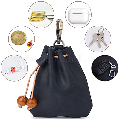 Mini-Schlüsseletui aus Leder&nbsp;AJEW-WH20007-13B