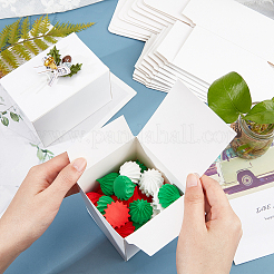Caja de papel kraft creativa plegable&nbsp;CON-WH0062-05B