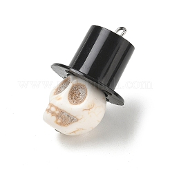 Halloween-Anhänger aus undurchsichtigem Harz&nbsp;LS-RE-CBA098D-04P-A