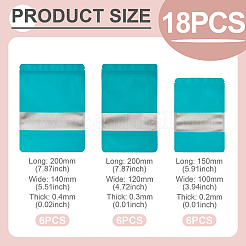 18 sachet refermable en PE avec fenêtre&nbsp;OPP-TAD0001-01G