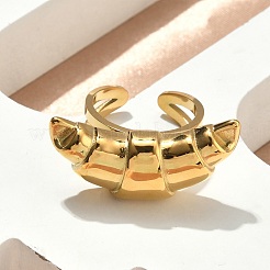 Anelli con polsino in acciaio inossidabile 304 per donna&nbsp;RJEW-F205-01D-G