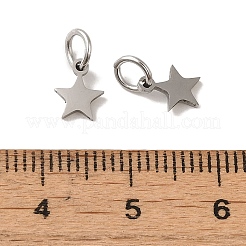 Anlaufgeschützte Charms aus Edelstahl 201&nbsp;STAS-E217-25A-P
