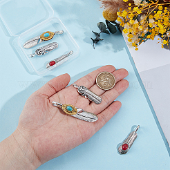 6 pz 3 stili pendenti in lega di stile tibetano&nbsp;FIND-GF0009-11