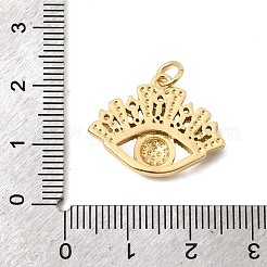 Messing micro pave klare zirkonia anhänger&nbsp;KK-H267-097G
