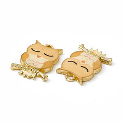 Pendentifs en alliage peint&nbsp;PALLOY-P288-01G-03