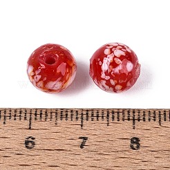 Perles vernissées manuelles&nbsp;LAMP-N042-03D